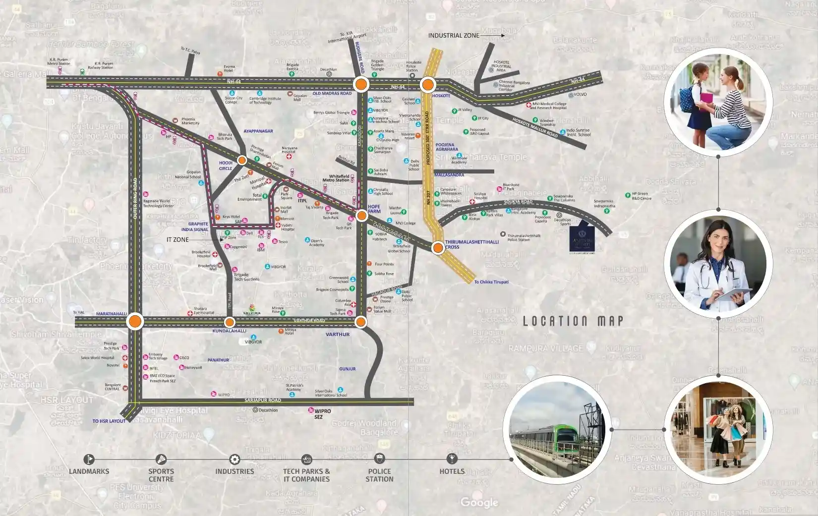 sanjeevini srushti location highlights map