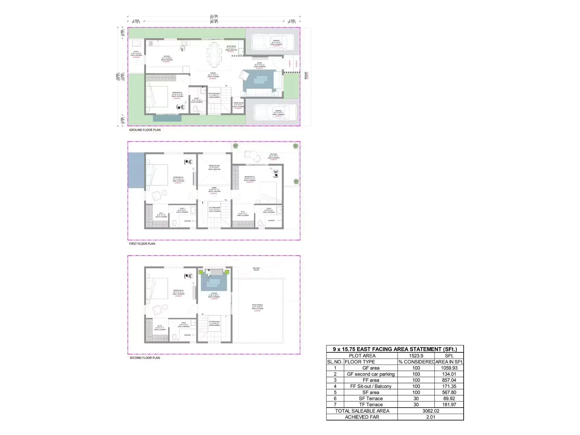 the berries for birds by sanjeevini srushti 4 bhk + ht floor plan
